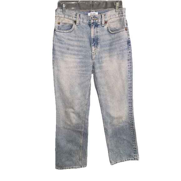 RE/DONE Flare Jeans Womens Size 27 Tinted Blush 147-3W7FPT 100% Cotton - Picture 1 of 11